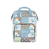 Noverbibi Custom Diaper Bag for Baby - Personalized Nursing Bags with Name - Cute Puppy Mommy Daypack Tote