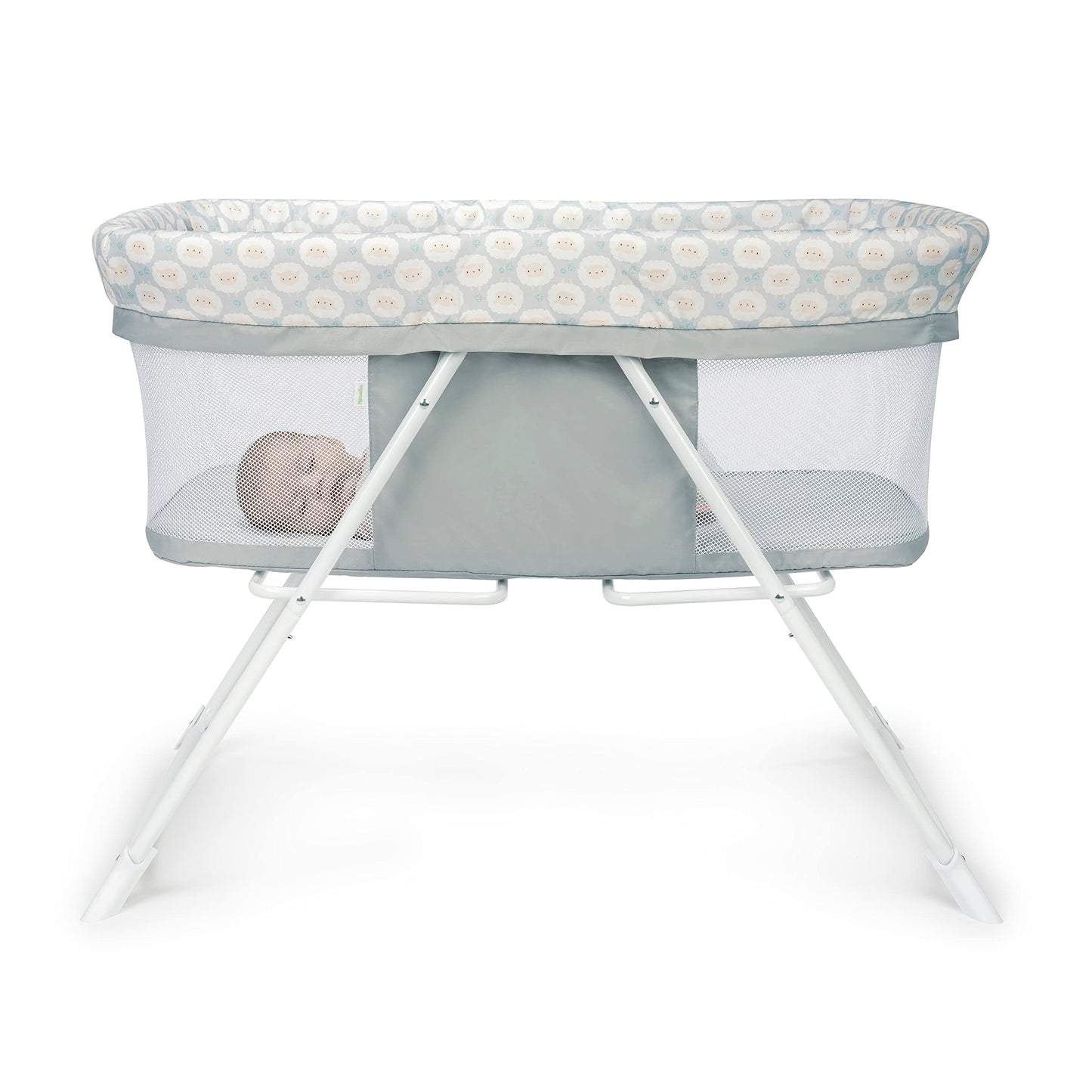 Ingenuity Snooze & Stow Rocking Portable Folding Bassinet - Sheppy - Ages 0+ Months