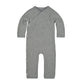 Burts Bees Baby baby-boys Romper Jumpsuit, 100% Organic Cotton One-piece Coverall and Toddler Footie, Quilted Heather Grey, 0