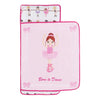 Everyday Kids Toddler Nap Mat With Removable Pillow -Born To Dance Ballerina- Carry Handle With Straps Closure, Rollup Design, S