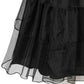 Gz-Laopaitou Wednesday Addams Dress Up Costume For Girls Black Dance Dress Birthday Halloween Cosplay Party 5-6Y