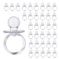 Baby Pacifier 2.5' Baby Shower Favors Decoration (Clear, 36 Count)