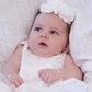 Cherished Moments 'Petals Keepsake Headband For Christenings, Baptism And Baby Blessings (Ivory)