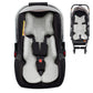 Kaseeous Baby Car Seat Cooler Pad, Mink Dot Car Seat Cooling Pad for Girls Boys, Stroller Cooling Pad with 3D Breathable Mesh, M