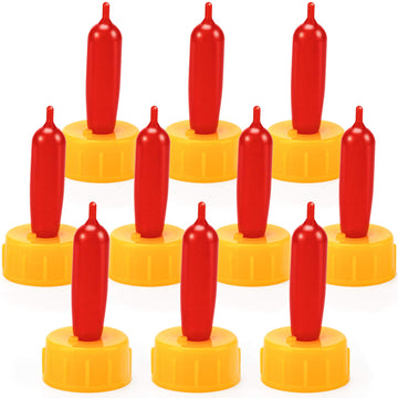 Pagow 10Pcs Pritchard Nipple For Goats, Small Animal Milk Drink Pritchard Nipple, Soft Rubber Pacifier For Nursing Lambs And Goa