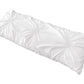 Sweet Jojo Designs Solid Color White Shabby Chic Body Pillow Case Cover for Harper Collection (Pillow Not Included)