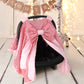 Baby Carseat Canopy Cover with Bow for Girls Boys with Bow Stroller and Cart Cover Carseat Nursing Cover Newborn Gift (Pink)
