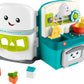 Fisher-Price Baby & Toddler Toy Laugh & Learn Learning Kitchen Playset with Music Lights & 5 Play Pieces for Kids Ages 6+ Months