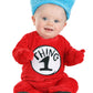 Elope Dr. Seuss Thing 1 & Thing 2 Infant Onesie Costume 3/6 Months