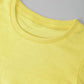 Cosland Baby Boys T Shirts Casual Short Sleeve Cotton Plain Tees, Lemon Yellow, 18 Months