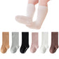 Zumou Toddler Knee High Socks Non Slip Anti Skid Baby Boy Girls Seamless Long Stockings (3-5T, 6 Pairs Assorted)