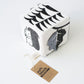 Wee Gallery Soft Block, Baby Sensory Toy with High-Contrast Graphics, Organic Soft Fabric Soft Blocks, Crinkle Flap and Textures