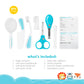 Smart Care Fisher-Price 12-Piece Baby Grooming Kit, Newborn Essentials, Baby Gift Set, Includes Baby Nail Kit, Baby Oral Care, B