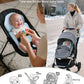 Infant Car Seat Insert, Reversible Baby Carseat Cushion 2-in-1 for Newborns Toddlers Head & Body Support Pad for Carseats, Strol