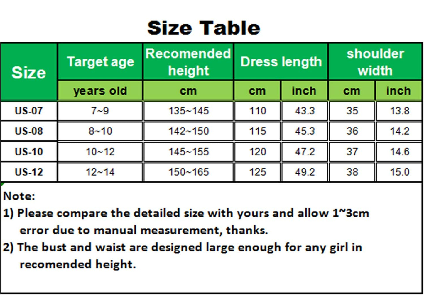 Graceart Pioneer Girls Dress Colonial Prairie Costume 100% Cotton (6 Colors Option) (Us-8, Blue)