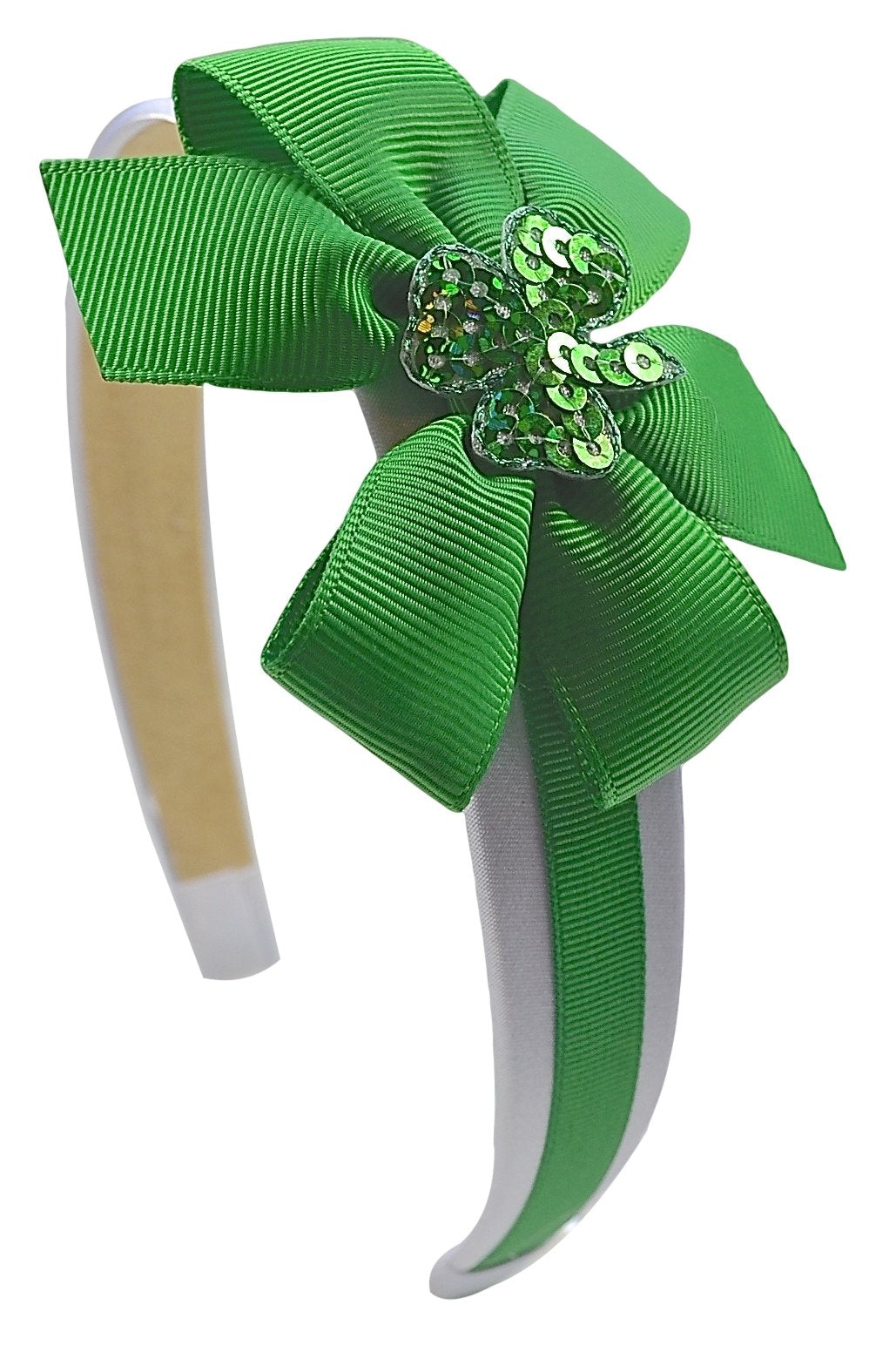 Funny Girl Designs Dolly And Me St Patrick'S Day Shamrock Matching Headband Set
