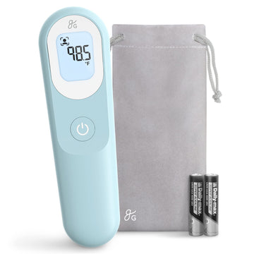 Greater Goods Accurate Digital Infrared Thermometer For Kids, Adults With Backlit Display, Designed In St. Louis, Powder Blue