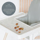 Yeah Baby Goods Placemats Compatible W/Antilop High Chair (Boho Brown) - Slip-Resistant & Food-Grade Silicone High Chair Mat For