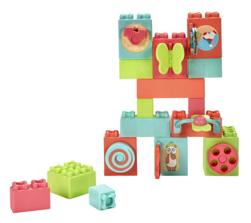 Little Tikes Baby Builders - Explore Together Blocks First Blocks for Babies and Toddlers, Boys and Girls, Easy to Connect, Sens