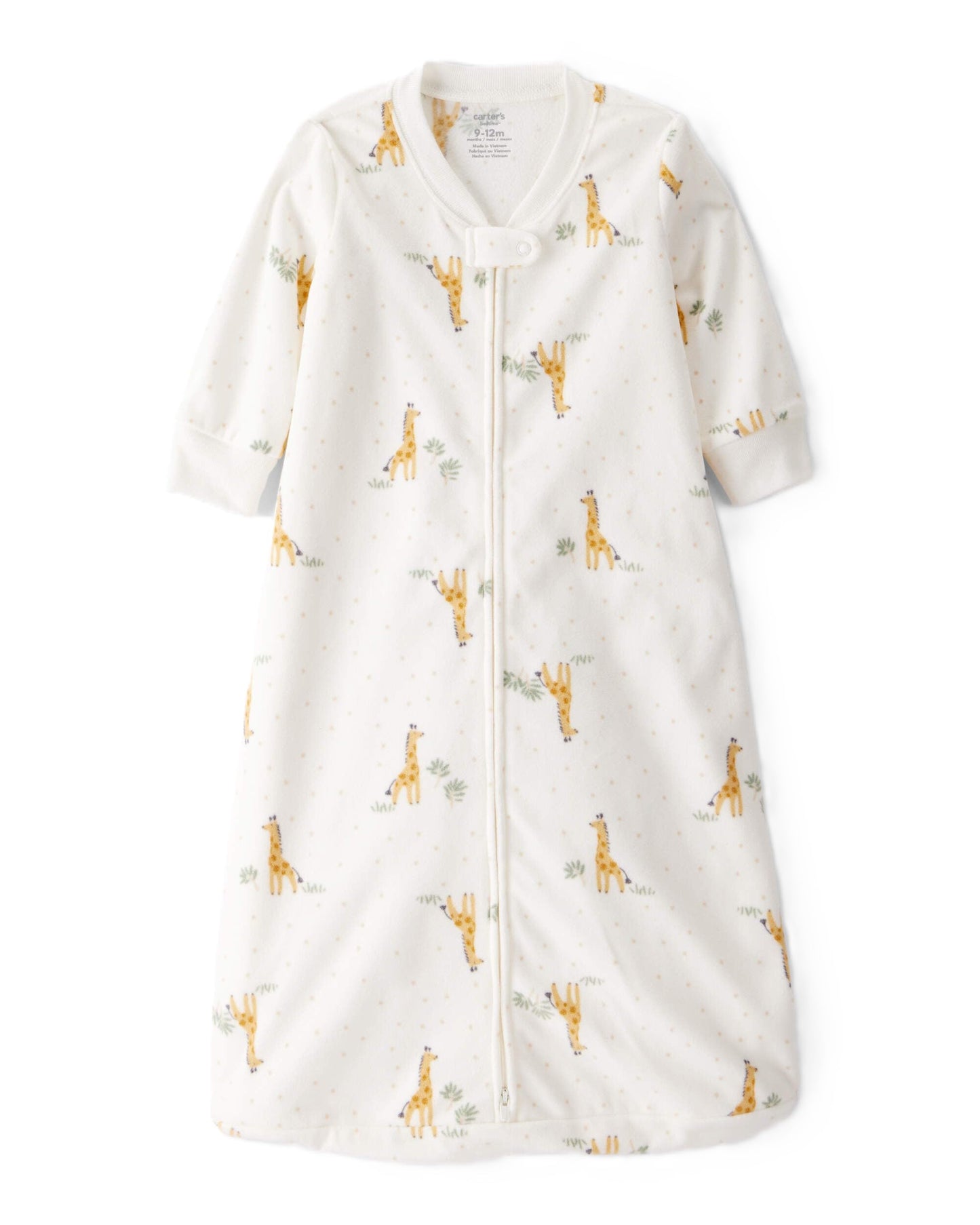 Carters Unisex Baby Sleep Bag (White Giraffe, 0-3 Months)