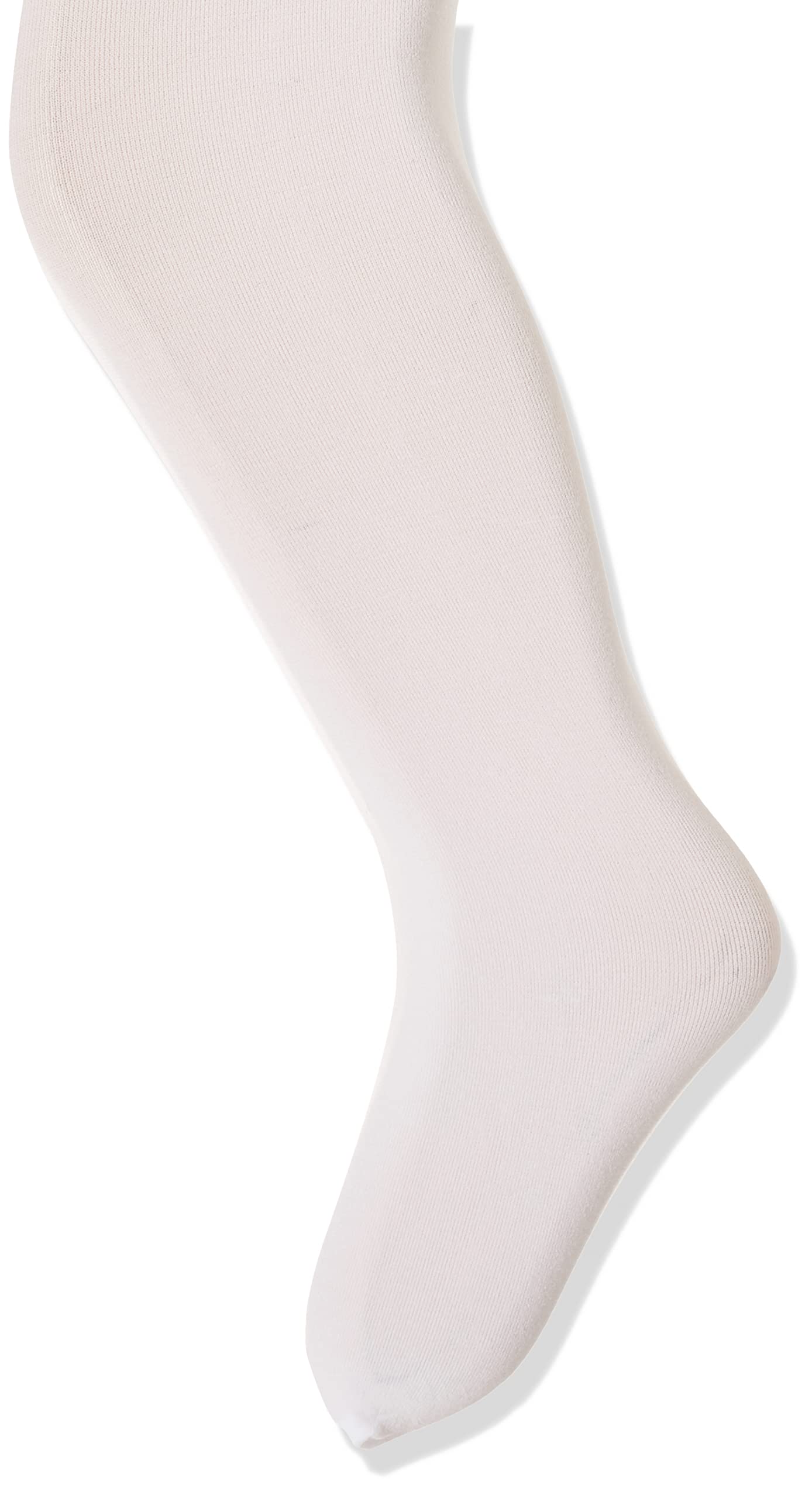 Jefferies Socks Baby Girls' Newborn Microfiber Rhumba Tights, White, 6-18 Months