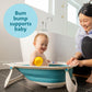 The First Years Sure Comfort Collapsible Baby Bathtub - 2-Position Collapsible Baby Bath Tub - Recline Or Sit Up For Infants And