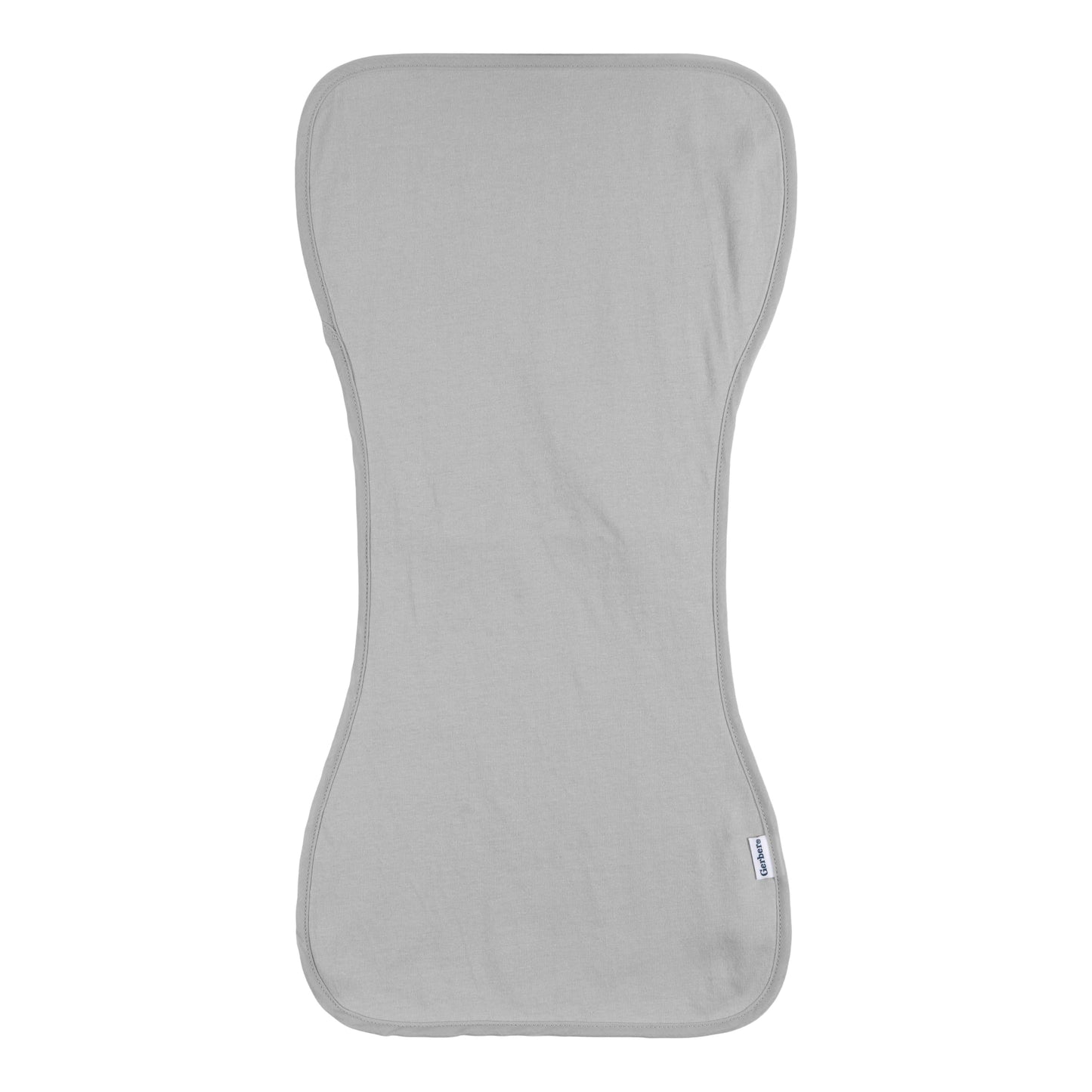Gerber Baby Unisex Burp Cloths 5-Pack, White Black, Size 10.5' X 21'