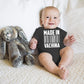 Made In Vachina - Funny Cute Infant Creeper Short Sleeve Bodysuits Infant Funny Baby Romper(Black, Newborn)