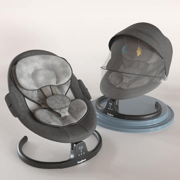 Baybee Lullabies Electric Baby Cradle And Swing | Baby Swing Jhula With Adjustable Swings Speed & Recline | Rocker For Babies Wi