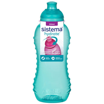 Sistema Twist 'N' Sip Collection Water Bottle, 330 Ml, Assorted Color