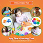 Jumbo Sorting & Counting Dinosaurs Matching Game - Educational Dinosaur Toys for 3 4 5 Year Olds with 54 Math Manipulatives, Din