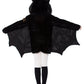 Yolsun Girls' Vampire Bat Costume, Halloween Animal Cute Dress Up (8-10Y(Suggested Height:54'-59' ), Black-1)