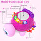 KaeoHye Musical Turtle Baby Toys 6-12 Months,Baby Crawling Toys for 12-18 Months,Early Learning Toy with Light&Sound,Baby Tummy