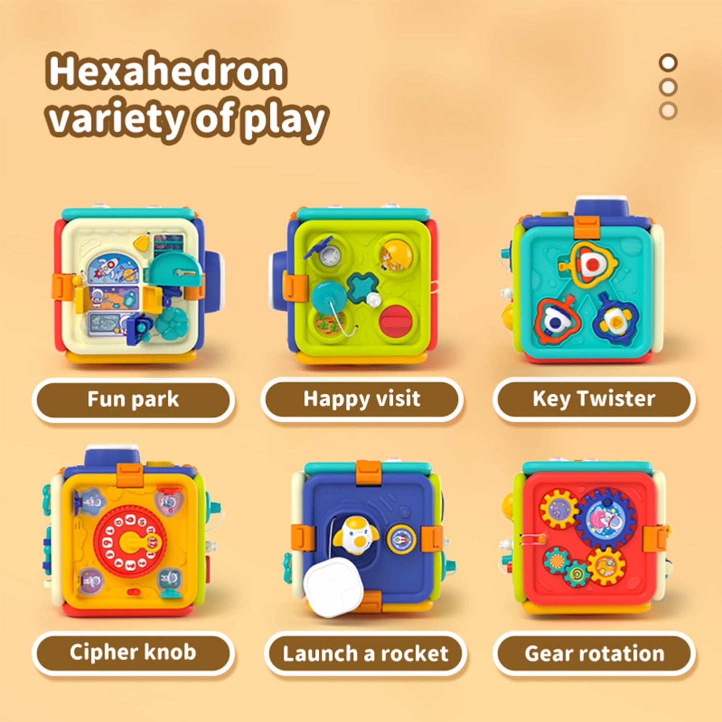 WIIBAAHO Montessori Toys for 1 Year Old Boy and Girl, Busy Board Toddler Toys Age 1-2, Baby Toys 12-18 Months Educational Sensor