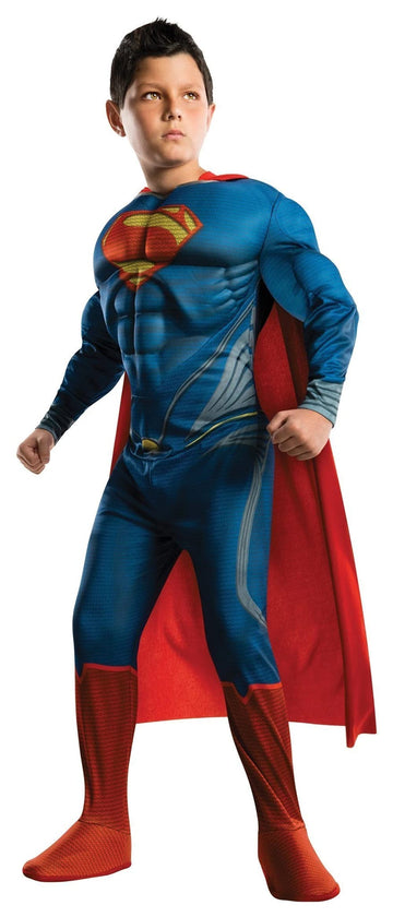 Man of Steel Deluxe Superman Childrens Costume, Large