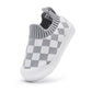 Baby Walking Shoes First Boy Girl Walker Infant Sock Tennis Mesh Sneakers Breathable 6 9 12 18 24 Months Grey Size 12-18 Months