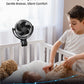 Koonie 5000Mah Portable Stroller Fan - 3-Speed Battery Operated, Flexible Clip-On Tripod, 360 Rotate Flexible Tripod,Usb Recharg