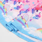 Labeca Baby Girls Printed Casual Party Dresses Twirly Ruffle Sleeve Dress Butterfly Unicorn Cap Xs