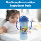 Dr. Brown'S Milestones Insulated Sippy Cup With Straw And Handles, Spill-Proof Tumbler With Lid, 2-Pack, Blue & Green, 10 Oz/300