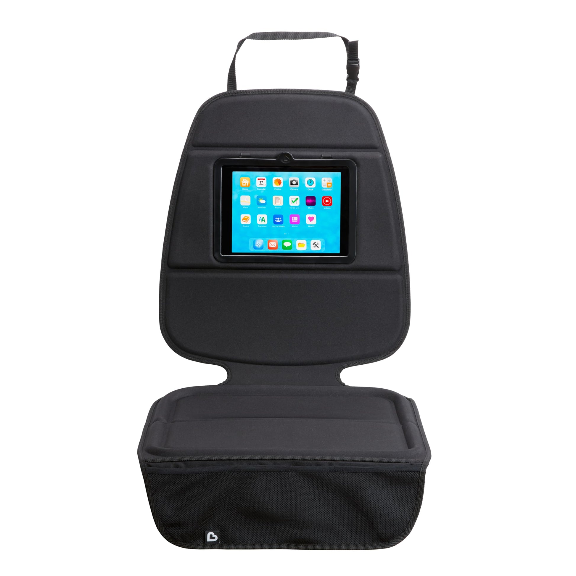Munchkin Car Seat Cover With Tablet Holder For Under Baby Car Seats And Toddler Booster Seats, Elite Seat Guardian Protector, Re
