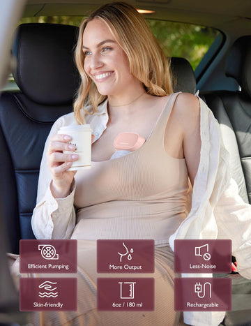 Momcozy S9 Pro Upgraded Wearable Breast Pump, Hands-Free Design With Extended Battery Life & Led Display, Double Electric Portab