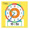 Teachers Choice Dry Erase Educational Teaching Clock | Large Demonstration Teaching Time Clock with Erasable Writing Surface