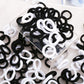 Baoli 200Pcs Cotton Toddler Hair Ties For Girls And Kids, Seamless Baby Hair Bands And Ties, Small Elastics Ponytail Holders,1 I