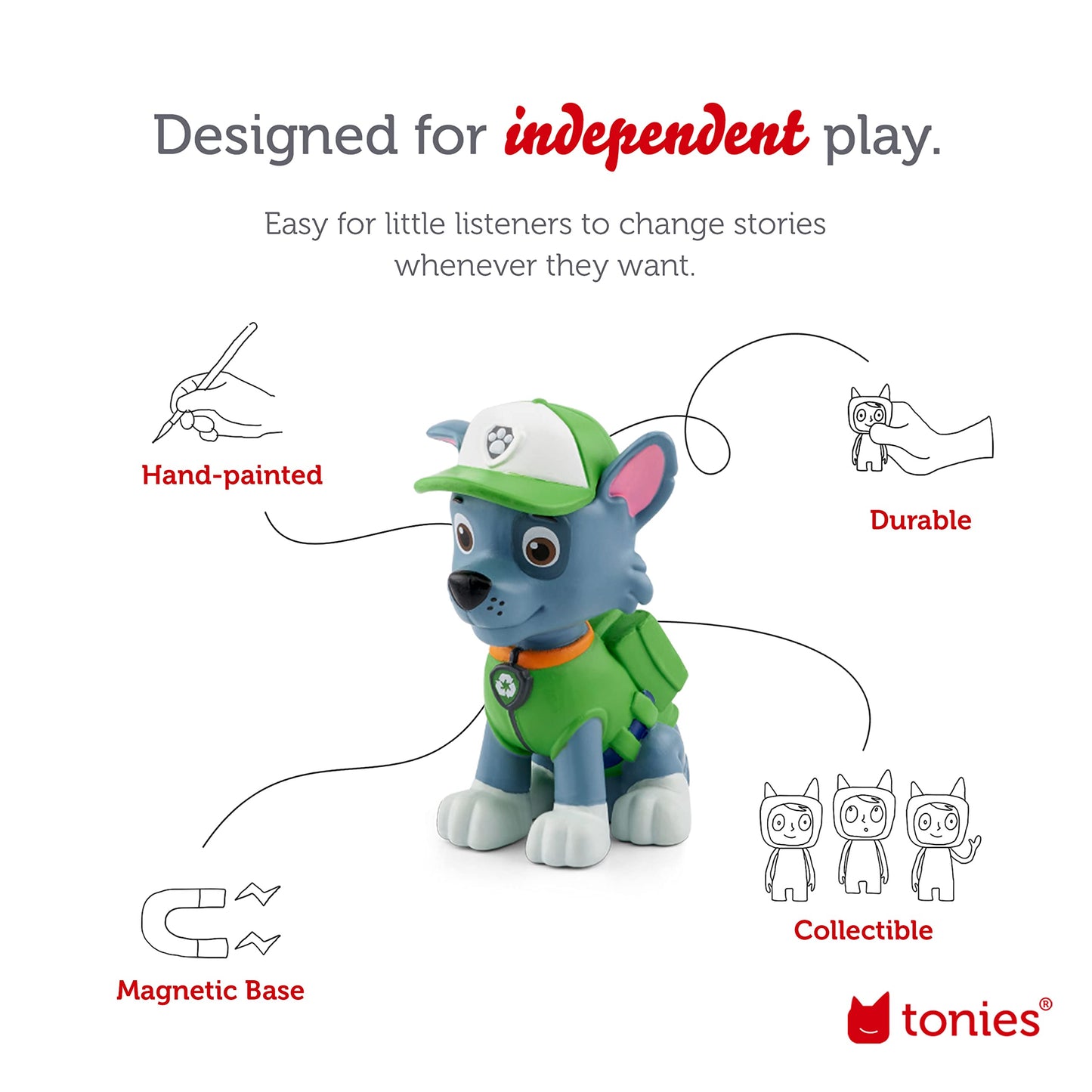 Tonies Rocky Audio Play Character from Paw Patrol