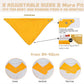 Nisxabebe Muslin Baby Bibs,Soft Triangular Baby Bandana Drool Bibs For Baby Boy Girl,Solid Colors Bib For Drooling Teething 6 Pa