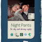 Bambo Nature Dreamy Night Pants  Ultra Flexible Waistband, Ultra Absorbent Core Keeps Child And Bed Dry All Night, Pull Up Diap