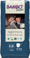 Bambo Nature Dreamy Night Pants  Ultra Flexible Waistband, Ultra Absorbent Core Keeps Child And Bed Dry All Night, Pull Up Diap