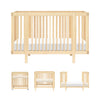 babyletto Pogo 8-in-1 All Stages Convertible Crib - GREENGUARD Gold Certified - Baby Crib Conversion Kits for Bassinet & Full-Si