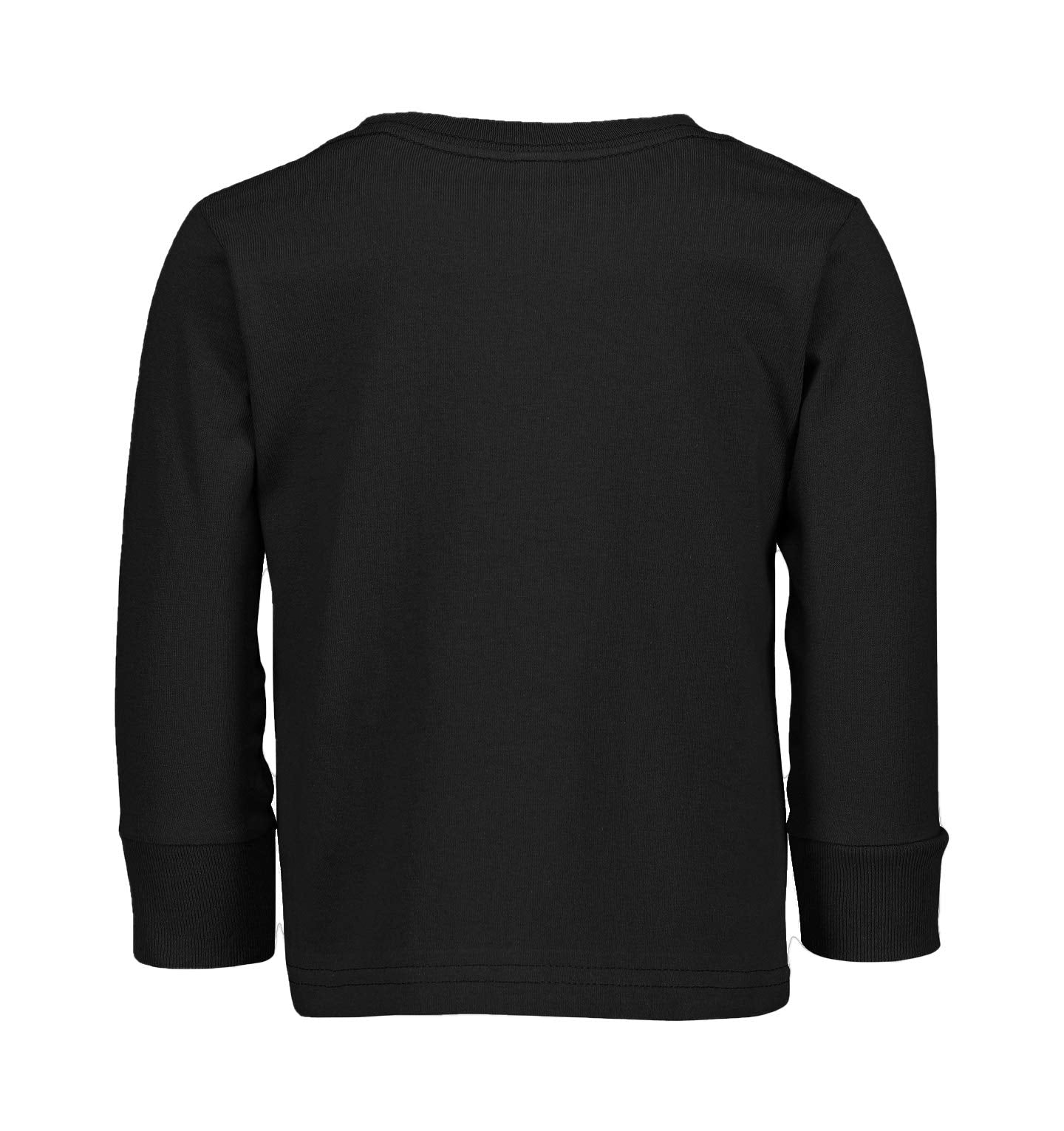 Haase Unlimited Straight Outta Timeout - Trouble Maker Long Sleeve Toddler Cotton Jersey Shirt (Black, 2T)