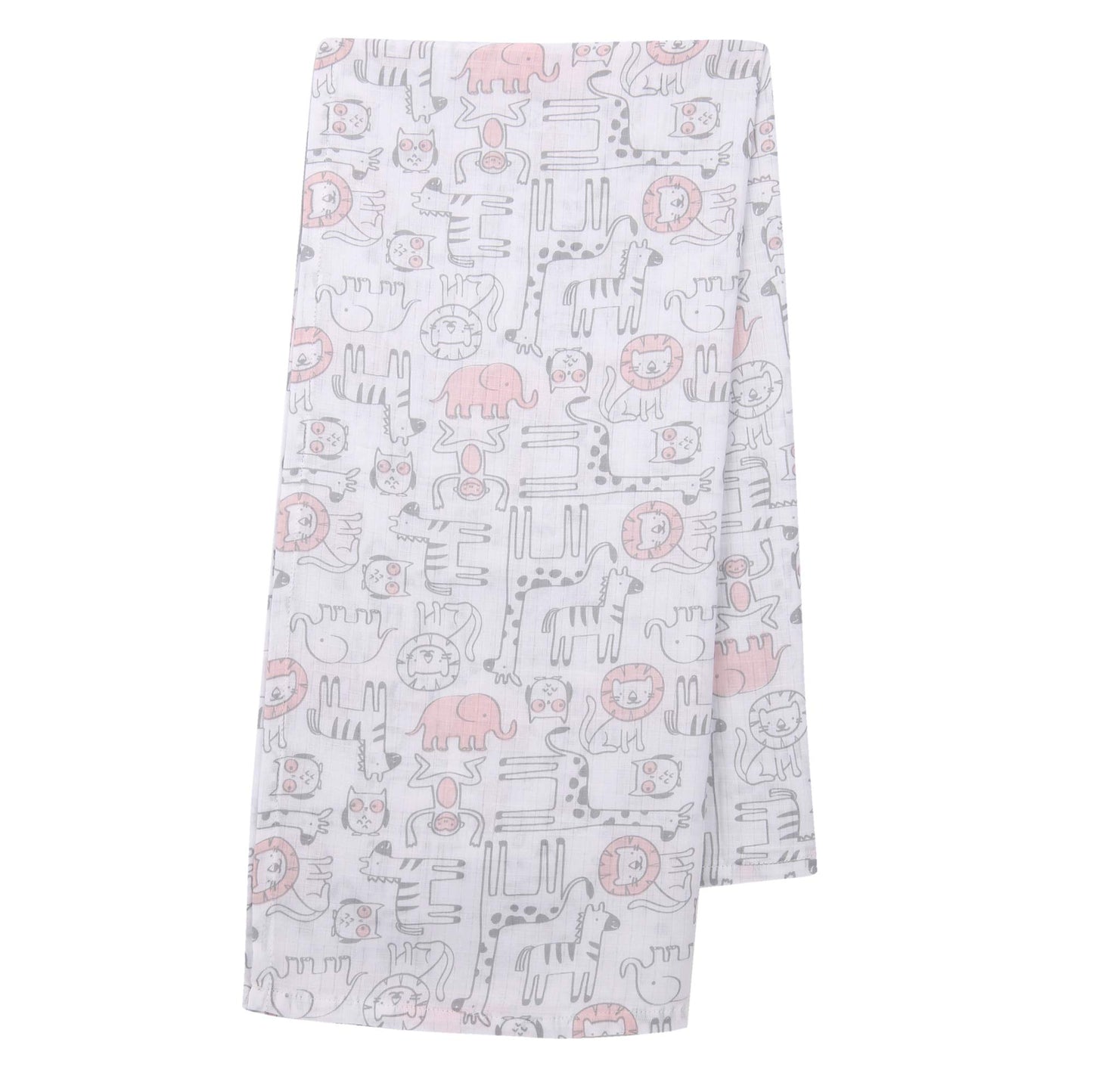 5 Piece Pink/Gray Luxury Soft Baby Gift Bag For Infant/Newborn